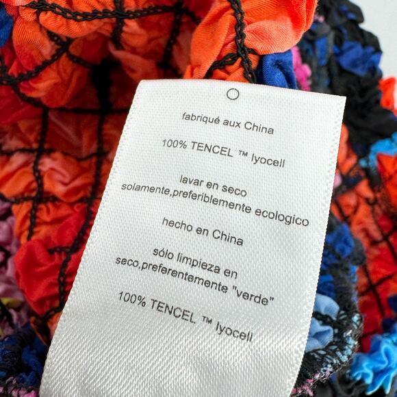 Mara Hoffman +‎ Net Sustain Laura Printed Popcorn Mini Dress Pink Size Small - Picture 12 of 16